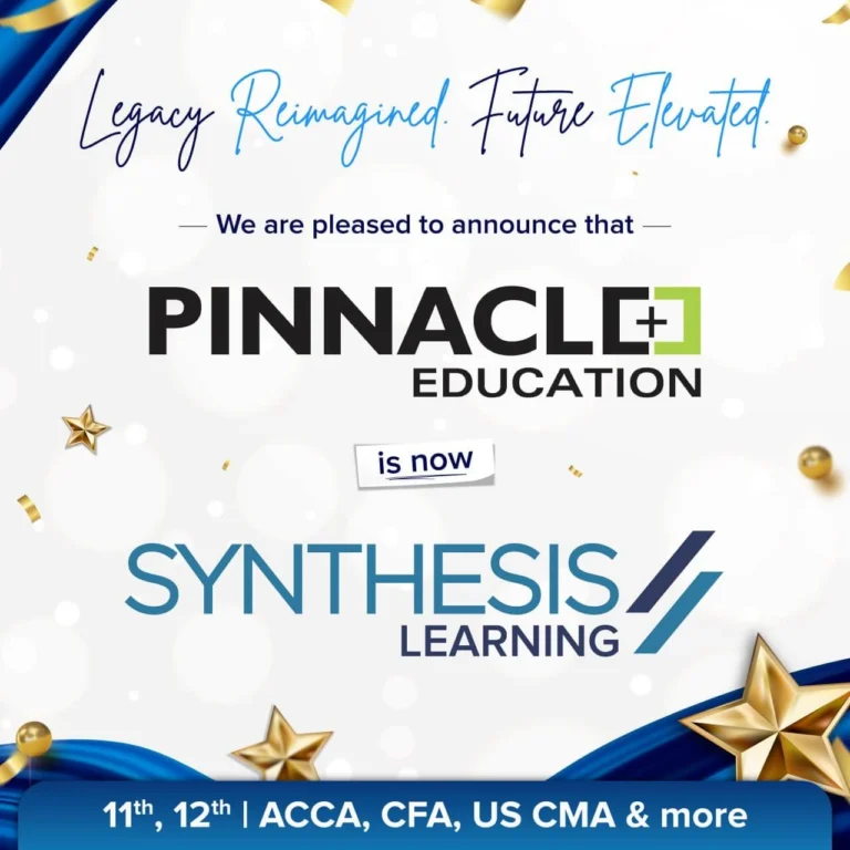 Big Announcement - Pinnacle Education is now part of Synthesis Learning
